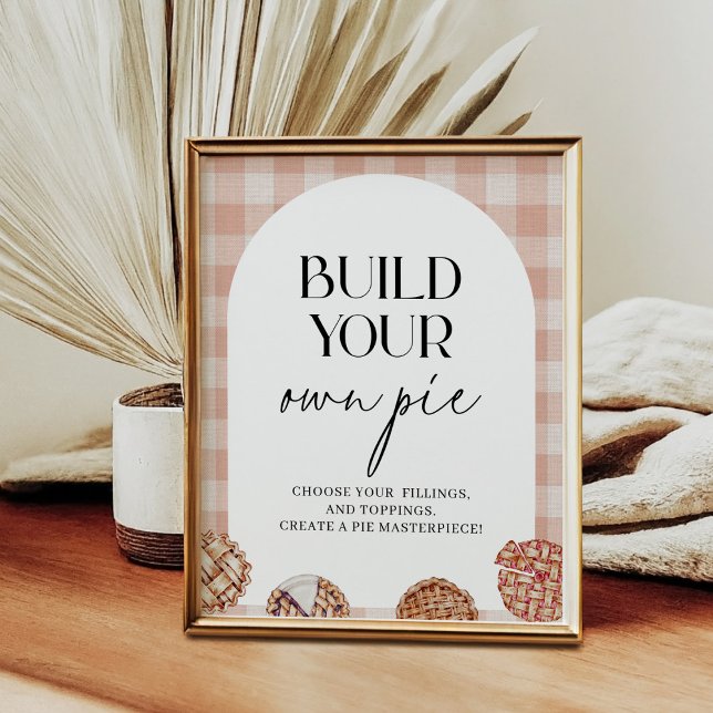 Build Your Own Pie Cutie Pie Themed Party Poster (Creator Uploaded)