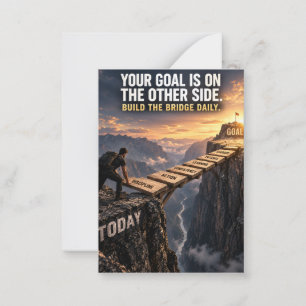 Build Your Success Bridge Card