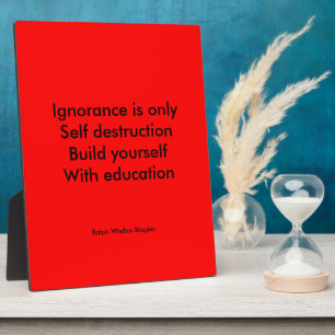 Build yourself plaque