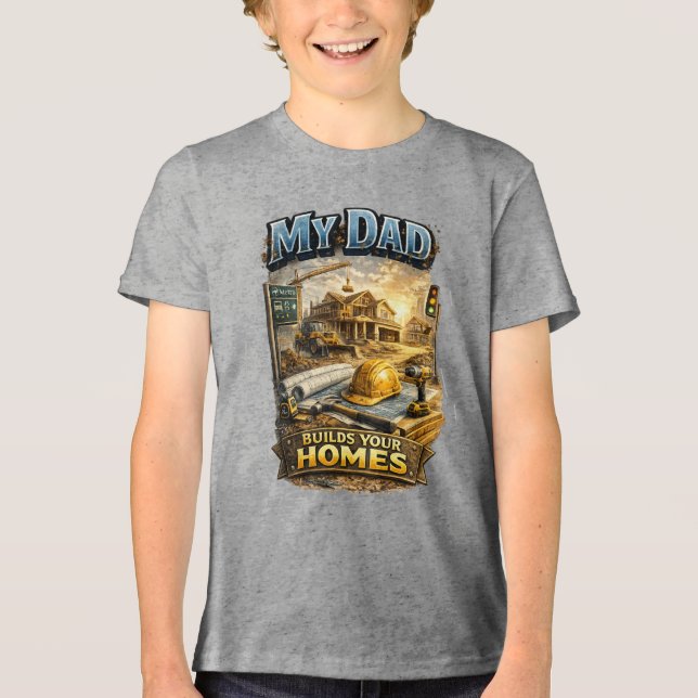 Builder (2) Tri-Blend shirt (Front)