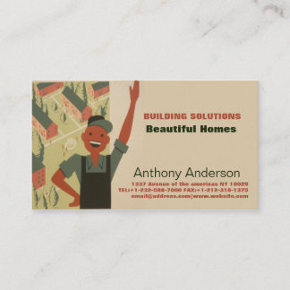 Builder and gardener business card