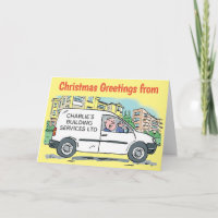 Builder Building Services Business Name on Van