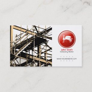Builder/Construction Business Card (Red Version)