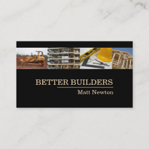 Builder General Contractor Manager Construction Business Card