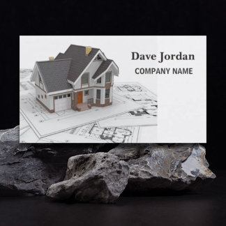 Builder Handyman Construction Architect Contractor Business Card
