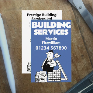 Builder, Home Repairs and Building Services Business Card