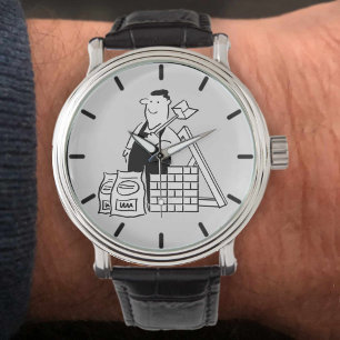 Builder Illustration Design Watch