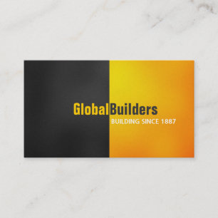 Builder Management General Contractor Business Card