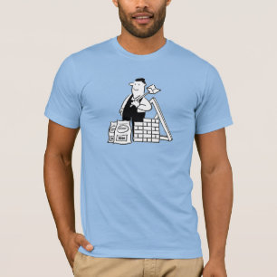 Builder with Building Materials T-Shirt