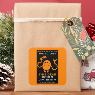 Builders Bag Square Sticker