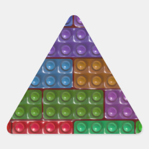 Builder's Bricks - Rainbow Triangle Sticker