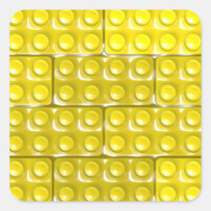 Builder's Bricks - Square Sticker