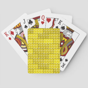 Builder's Bricks - Yellow Playing Cards