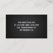 Builders/Construction Business Card (Back)