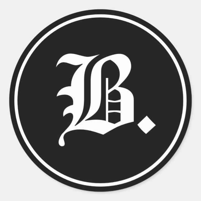 Builders International Old English B. Stickers (Front)