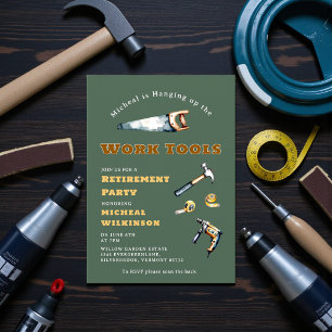 Builder's Retirement Party Invitation