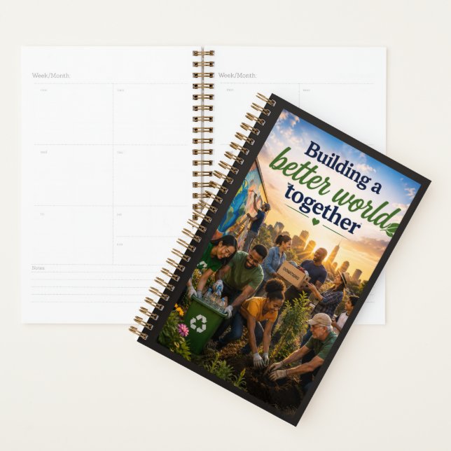Building a Better World Together Planner (Display)