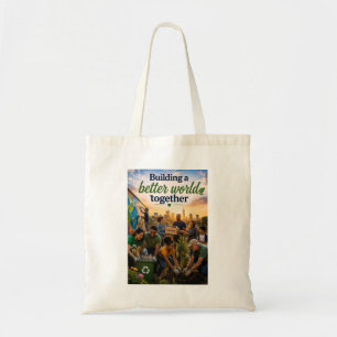 Building a Better World Together Tote Bag