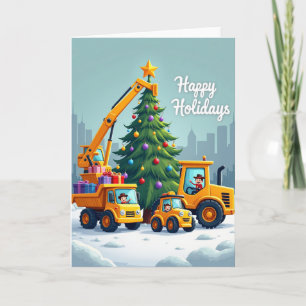 Building A Happy Christmas Card