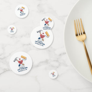 Building A Life Together   Cute DIY Couple Home  Confetti