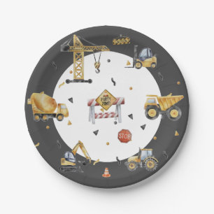 Building Adventures for an Exciting Boy's Birthday Paper Plate