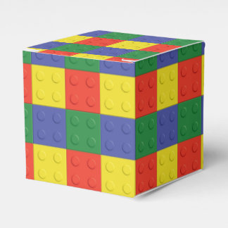 Building Blocks and Bricks Party Favor Box