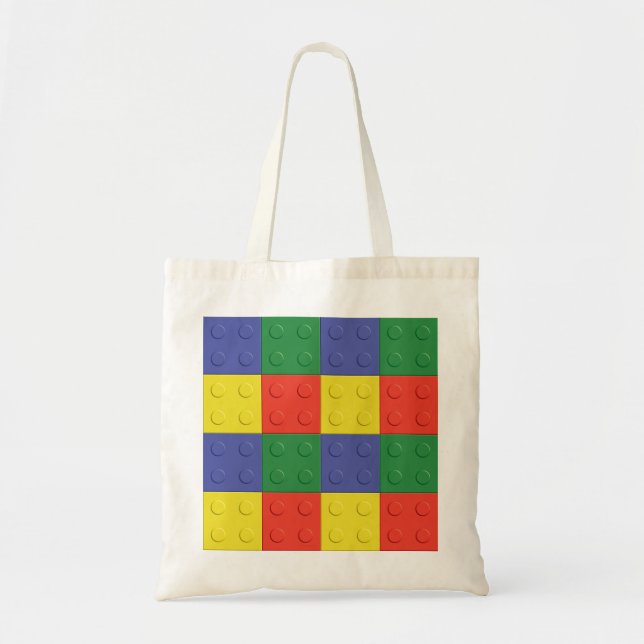 Building Blocks and Bricks Tote Bag (Front)