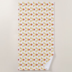 building blocks beach towel