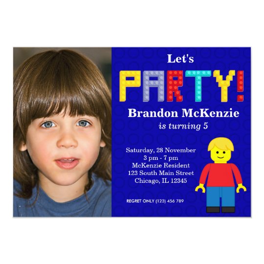 Building Blocks birthday Card