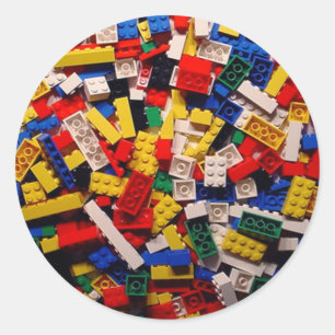 Building Blocks Classic Round Sticker