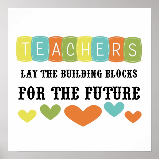 Building Blocks For The Future Poster (Front)