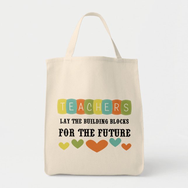 Building Blocks For The Future Tote Bag (Front)