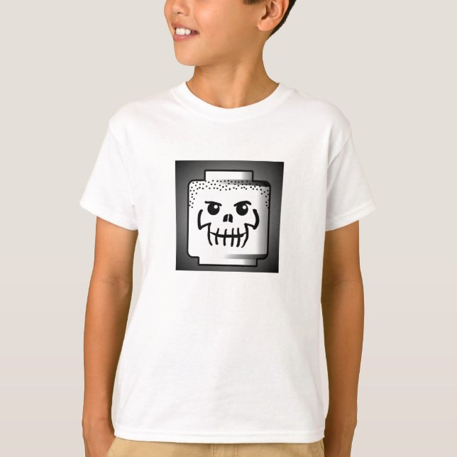 Building Blocks head skeleton shirt (Front)