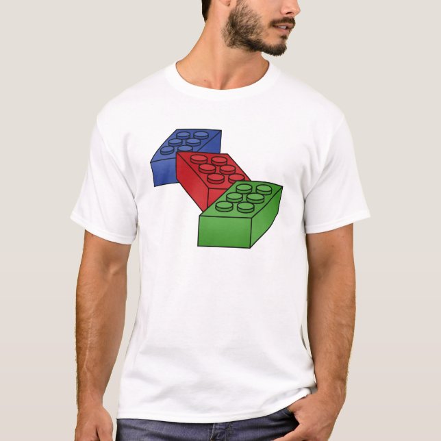 Building Blocks Illustration T-Shirt (Front)