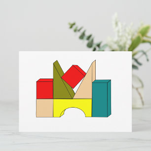 Building Blocks Invitations