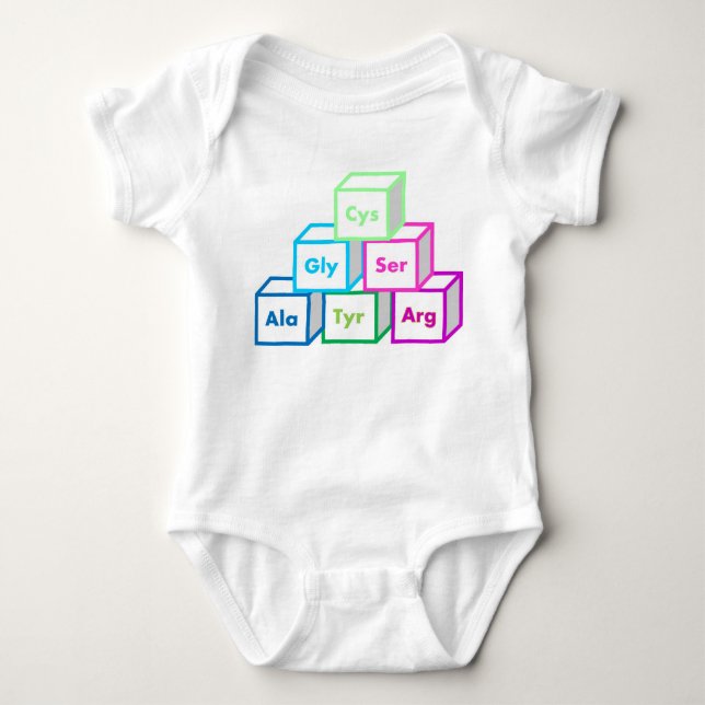 Building Blocks of LIfe Baby Bodysuit (Front)