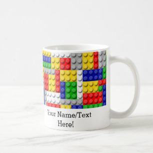 Building Blocks Primary Colour Boy's Birthday/Part Coffee Mug