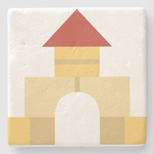 building blocks stone coaster