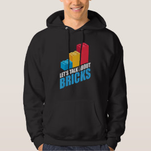Building Bricks Blocks Fan Master Builder Bricklay Hoodie
