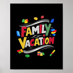 Building Bricks Family Vacation Matching Master Bu Poster