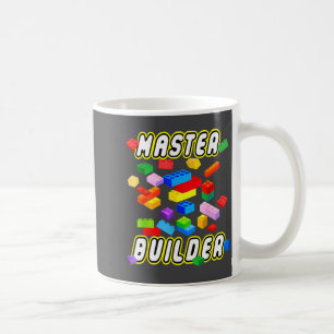 Building Bricks Master Builder Construction Block Coffee Mug