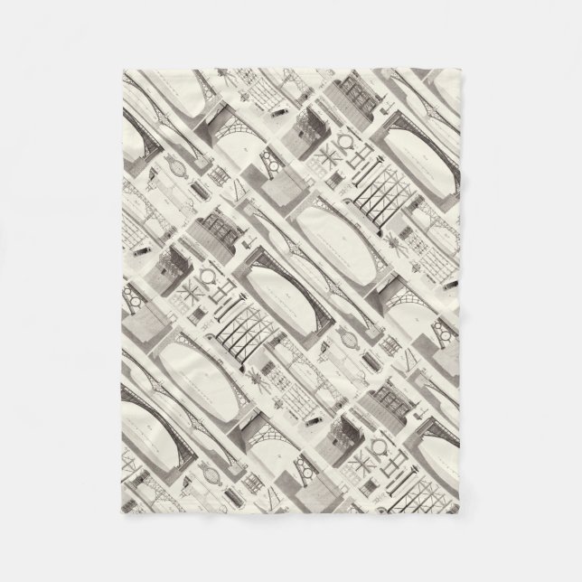 Building Bridges Fleece Blanket (Front)