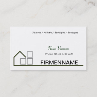 building business card