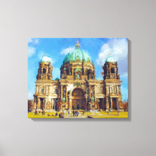 Building Canvas Print