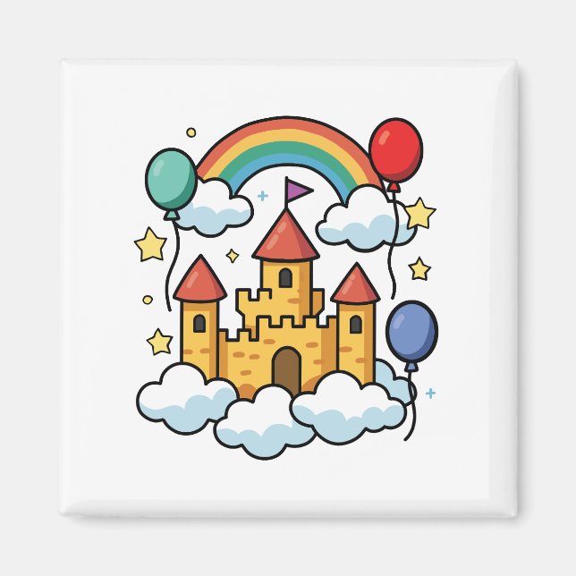 Building Castles in the Sky Magnet (Front)