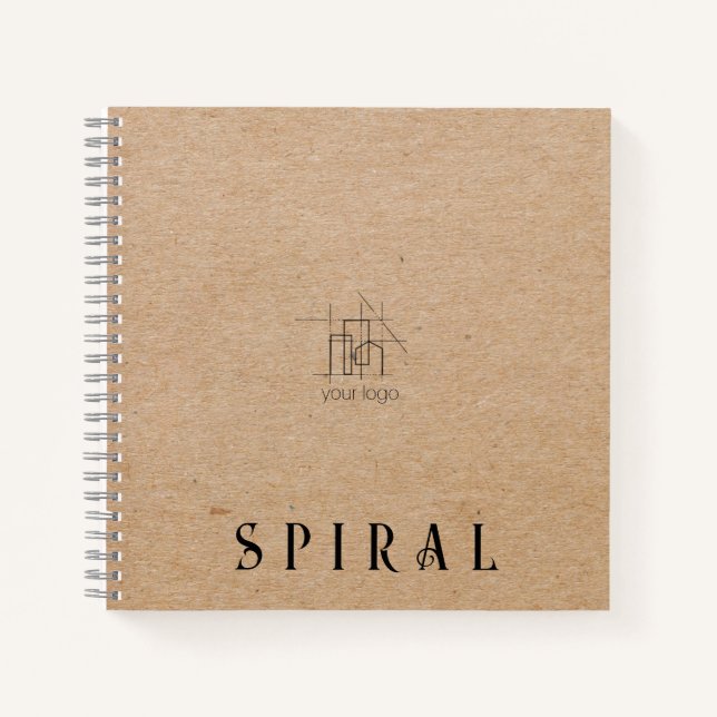 Building Construction Contractor Kraft Paper Notebook (Front)