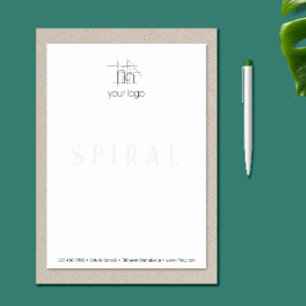 Building Construction Contractor Modern Minimalist Custom Letterhead