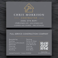 Building Construction Gray Gold QR Code