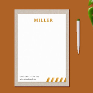 Building Contractor White Professional Office Custom Letterhead
