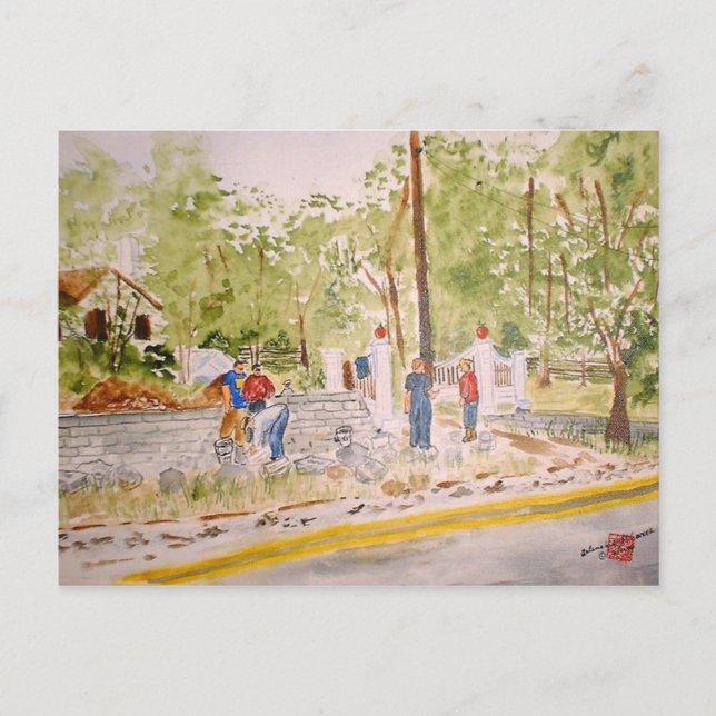 building dr middletons wall postcard (Front)